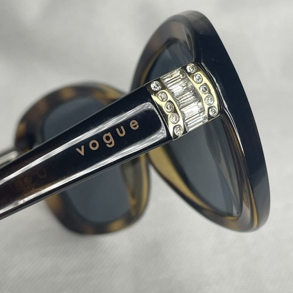 Vogue Cat Eye Jewel Tortoise Eye Glasses FRAME ONLY VO2943-SB W656/T5 55-17-135 - Picture 10 of 16